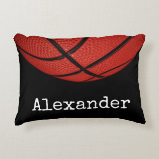 Basketball Personalized with name and number Accent Pillow