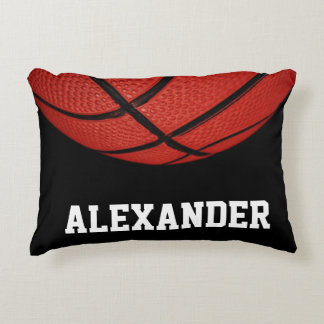 Basketball Personalized with name and number Decorative Pillow