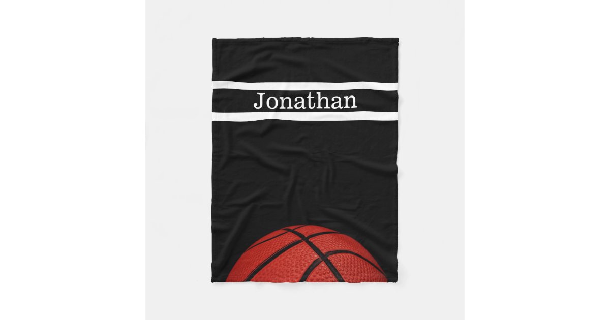 Basketball Personalized with name blanket | Zazzle