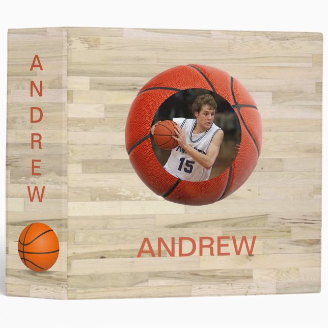 Basketball Photo Binder (Front/Spine)