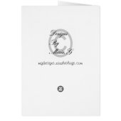 Basketball photo Card (Back)