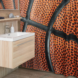 Basketball Photo Close Up Shower Curtain