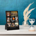Basketball Photo Collage Player Personalized  Plaque<br><div class="desc">Basketball Photo Collage Player Personalized plaque. This Soccer Team Photo Collage is perfect for remembering that special day for Kids, is also a great way to decorate your child's room and promote the team! Add 7 different photos and customize the player name, team name, year, and player number. Customize your...</div>