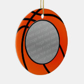 basketball photo ornament (Right)