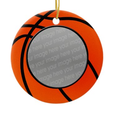 basketball photo ornament
