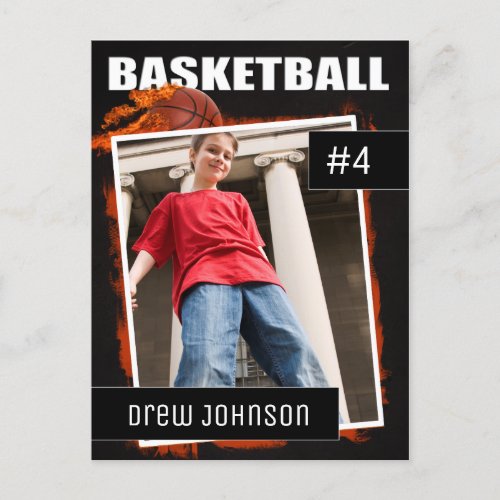 Basketball Photo Sports Trading Card