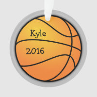 Basketball Photo Template Christmas Ornament