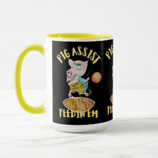 BASKETBALL PIG ASSIST MUG