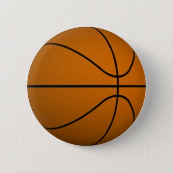 Basketball Pinback Button by Ricaso_Designs at Zazzle