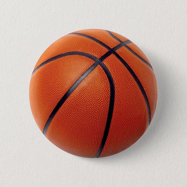 BASKETBALL PINBACK BUTTON (Front)