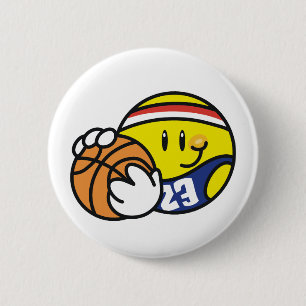 Basketball Pinback Button