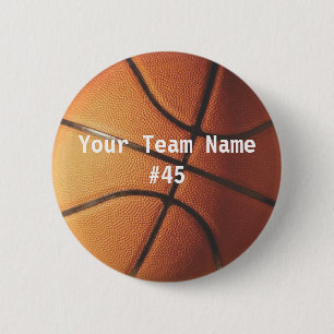 Basketball Pinback Button