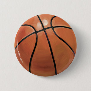 Basketball Pinback Button