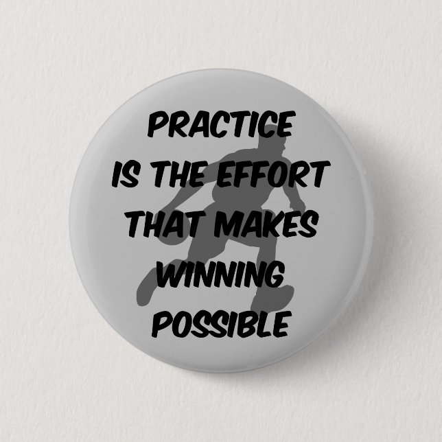 Basketball Pinback Button (Front)