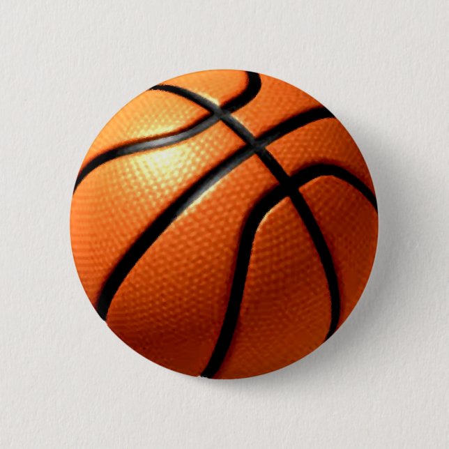 Basketball Pinback Button (Front)