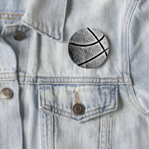 Basketball Pinback Button