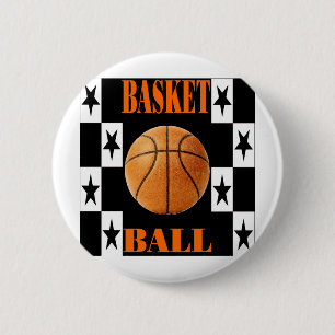 Basketball Pinback Button