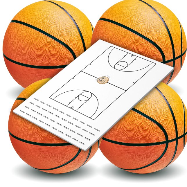 Basketball Playbook Black | Notepad (Creator Uploaded)