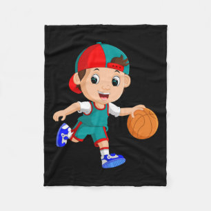 Basketball Player (2) Fleece Blanket
