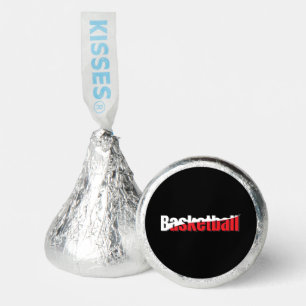 Basketball Player Abstract Swish - Word Art Hershey®'s Kisses®
