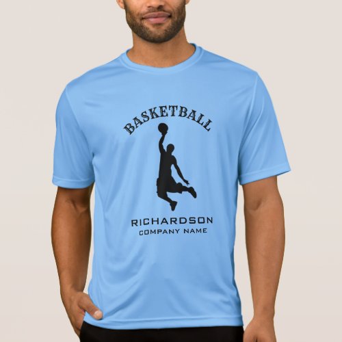 Basketball Player Add Name  Company Sport T_Shirt