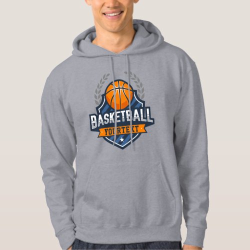 Basketball Player ADD NAME Varsity School Team Hoodie