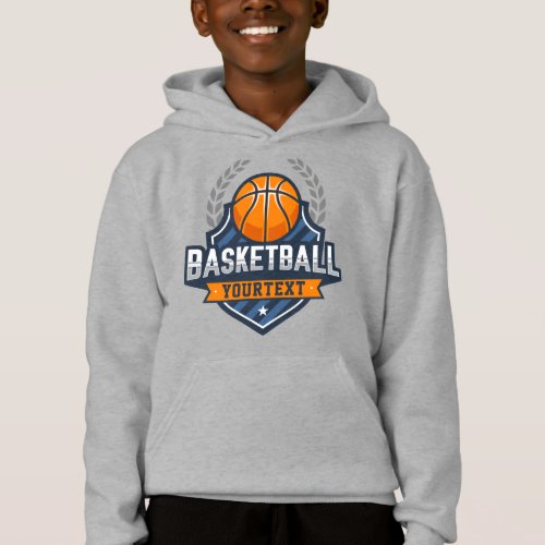 Basketball Player ADD NAME Varsity School Team Hoodie