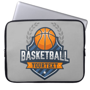 Basketball Player ADD NAME Varsity School Team Laptop Sleeve