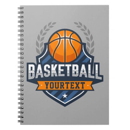 Basketball Player ADD NAME Varsity School Team Notebook