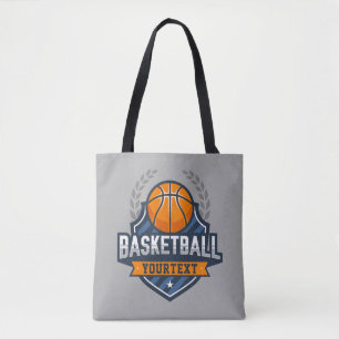 Basketball Player ADD NAME Varsity School Team Tote Bag