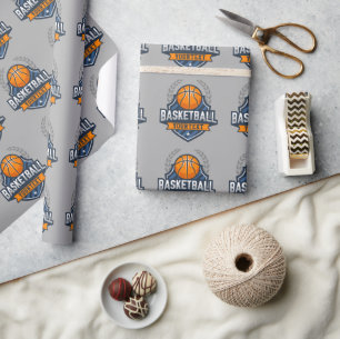 Basketball Player ADD NAME Varsity School Team Wrapping Paper