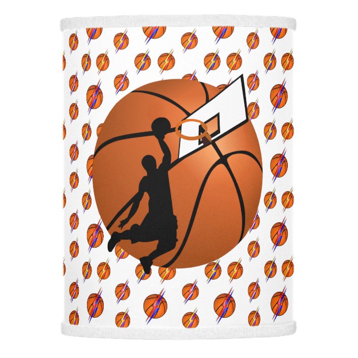 Basketball Player and Basketballs Lamp Shade | Zazzle.com