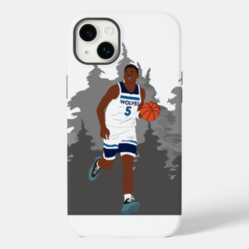 Basketball player Anthony Edwards in action Case_Mate iPhone 14 Plus Case