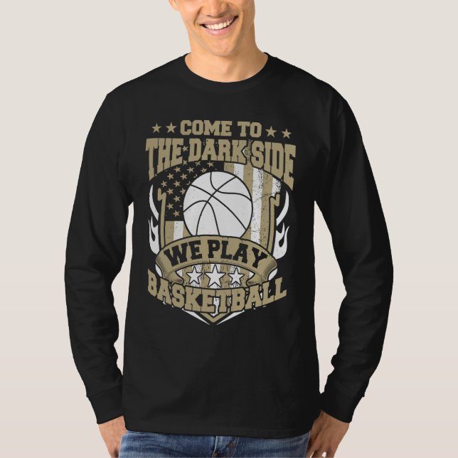 Basketball Player Basketballer Sports funny quote  T-Shirt (Front)