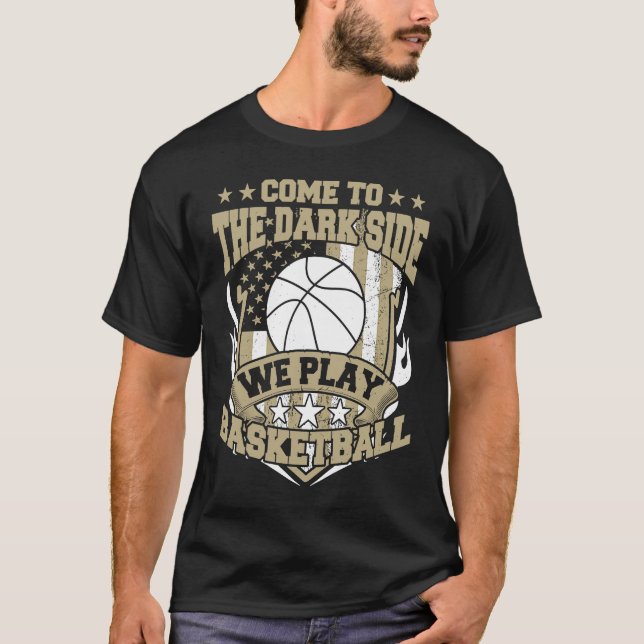 Basketball Player Basketballer Sports funny quote  T-Shirt (Front)
