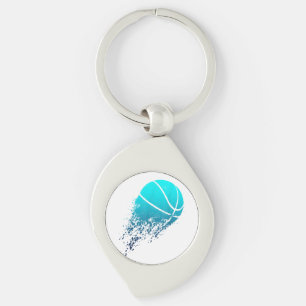 Basketball Player Bball Fan Baller Sports Keychain