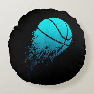 Basketball Player Bball Fan Baller Sports Round Pillow