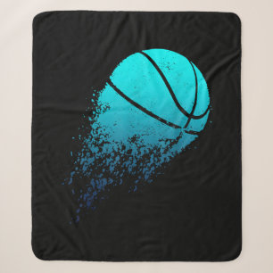 Basketball Player Bball Fan Baller Sports Sherpa Blanket