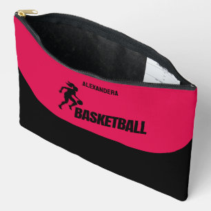 Basketball Player, Birthday Gift, Basketball Girl Accessory Pouch