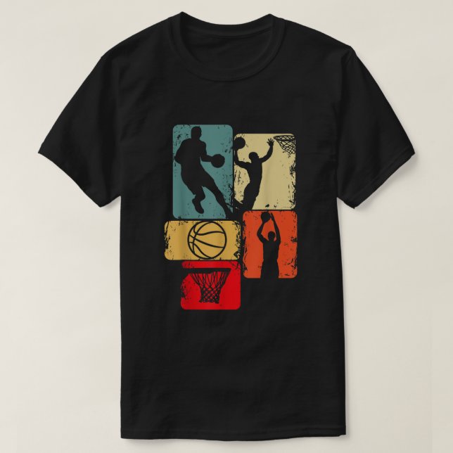 Basketball Player Boys Kids Men  T-Shirt (Design Front)