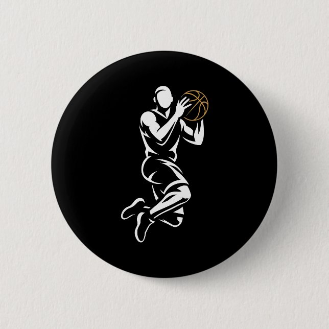Basketball Player  Button (Front)
