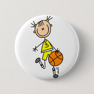 Basketball Player Button