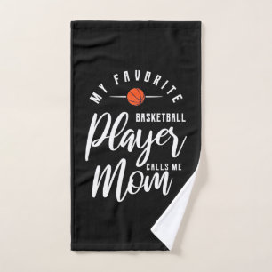 Basketball Player Calls Me Mom Hand Towel
