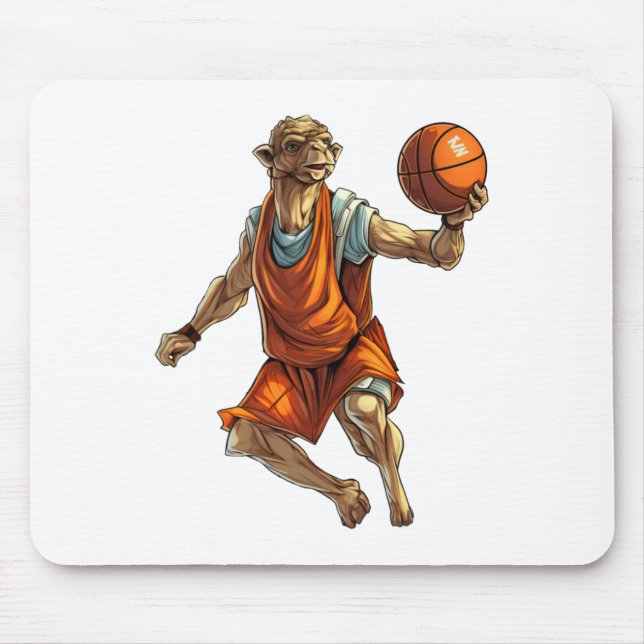 Basketball Player Camel  Mouse Pad (Front)