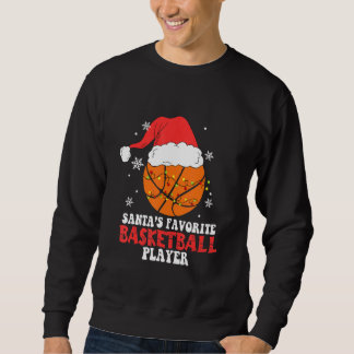 Basketball Player Christmas Basketball Sweatshirt