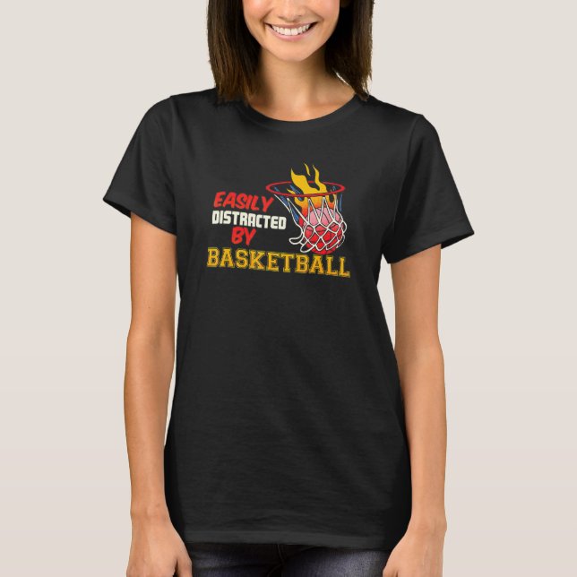 Basketball Player Coach Team Bball Sports  Dunking T-Shirt (Front)