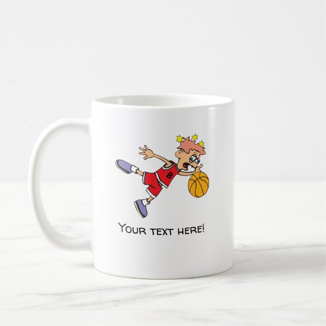 Basketball Player Coffee Mug (Left)