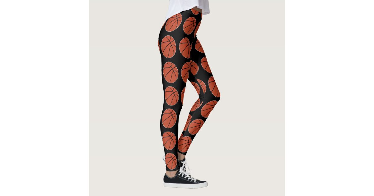 Basketball Player Custom Color Leggings | Zazzle