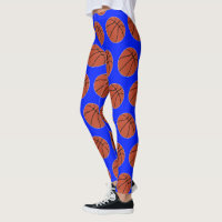 Basketball Player Custom Team Color Sports Leggings Zazzle
