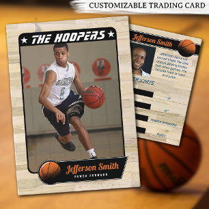 Basketball Player customizable Trading Card 